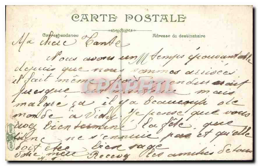 CPA Vichy Source de l'Hopital  — Rückseite