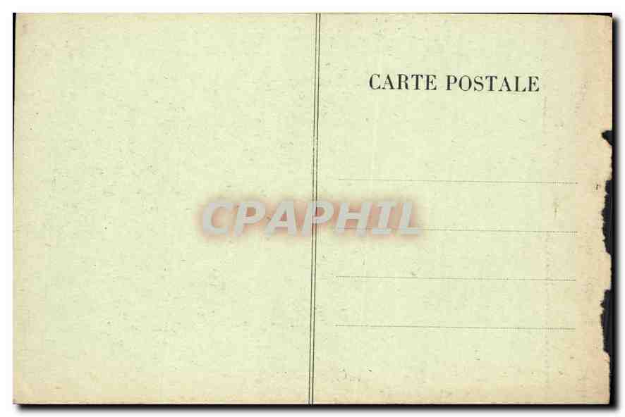 CPA Urdos La Route au pied du fort Portalet  — Rückseite