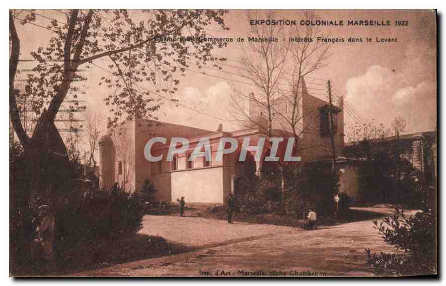 CPA Exposition Coloniale Marseille 1922 Interets francais dans le Levant