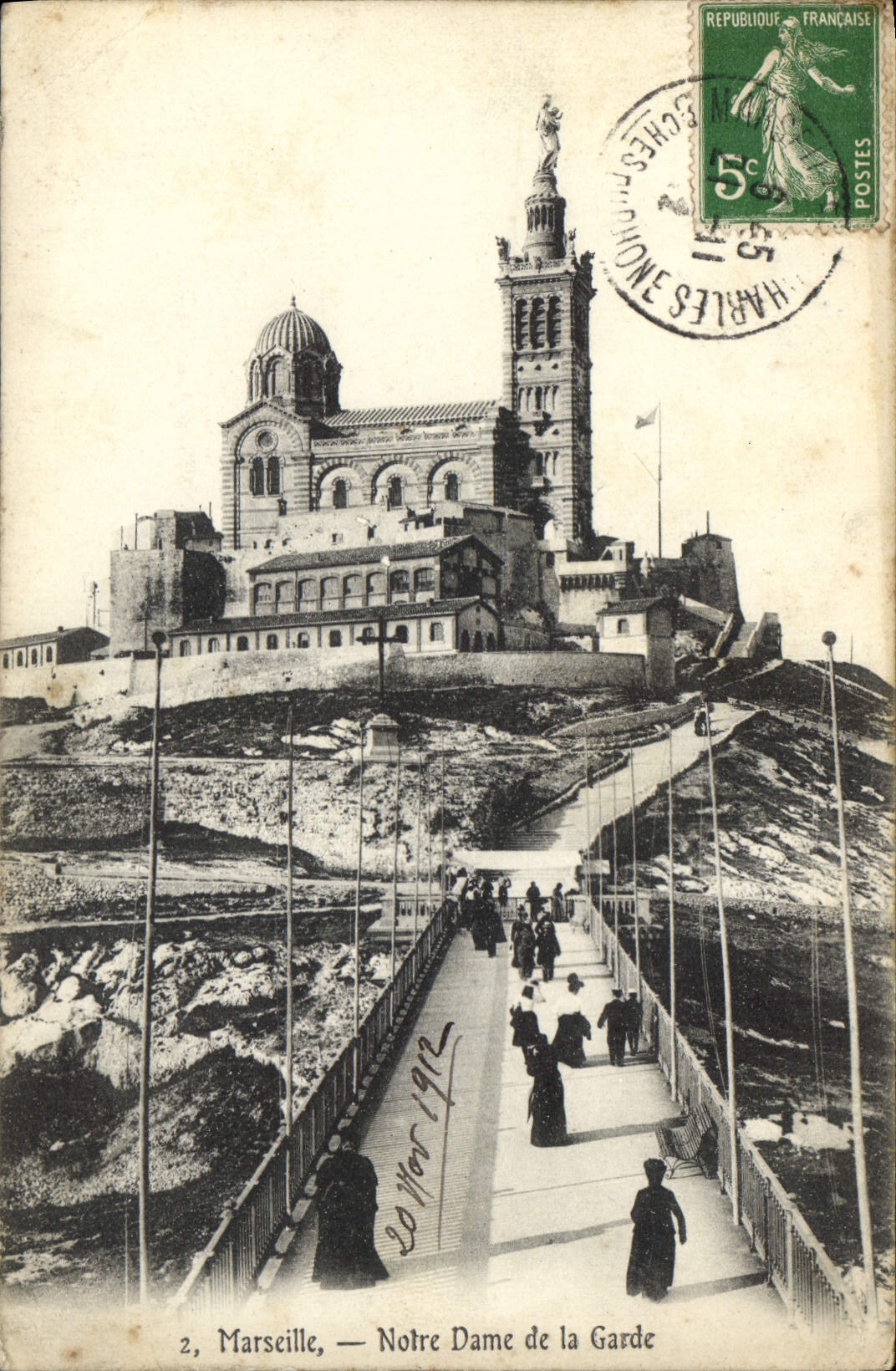 CPA Marseille Notre Dame de la Garde 