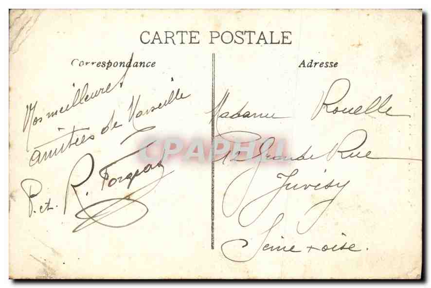 CPA Marseille Notre Dame de la Garde  — Rückseite