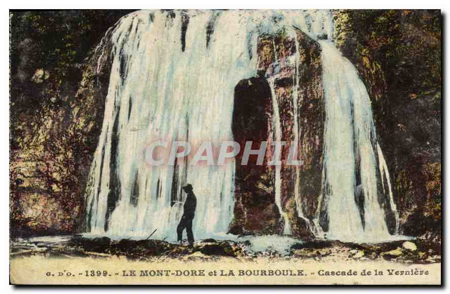 CPA Le Mont Dore et la Bourbole Cascade de la Vernicre 