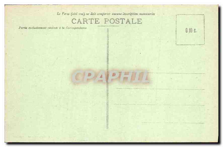 CPA Nantua Ain Un coin du Lac et les montagnes de Colliard  — Verso