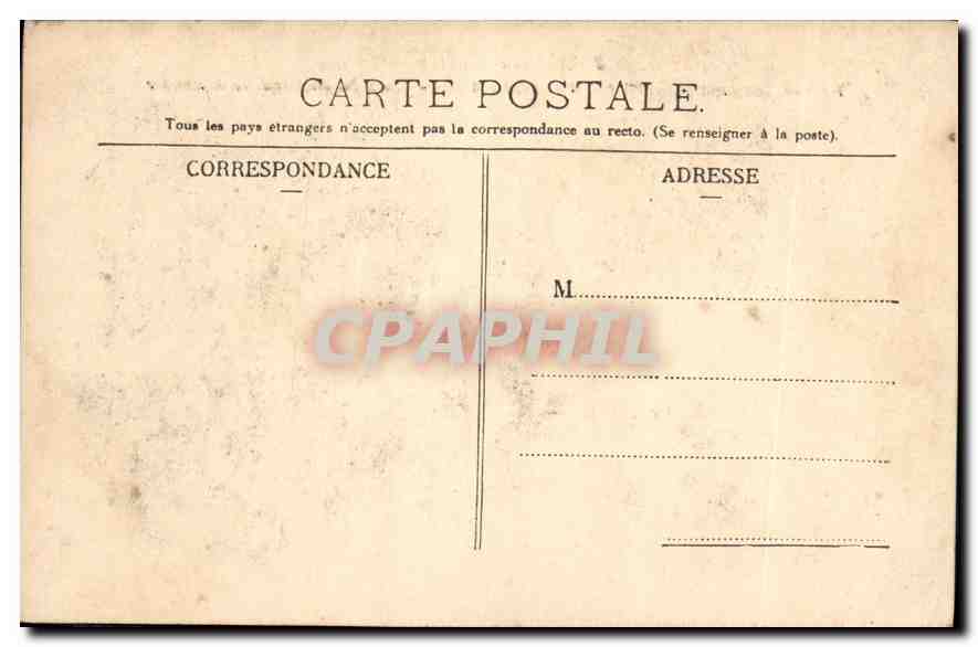 Aigues-Mortes — Torre de Constancia, jardín público y puente de Artois — vista tomada del Canal de Beaucaire — Reverso