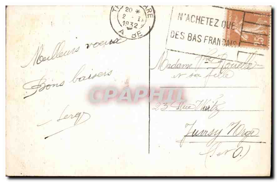 CPA Troyes Aube L'Hotel de Ville  — Rückseite