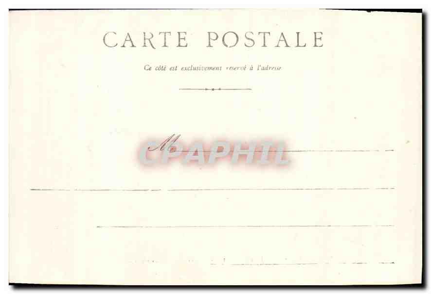CPA Lyon Place Bellecour et Coteau de Fourviere  — Rückseite