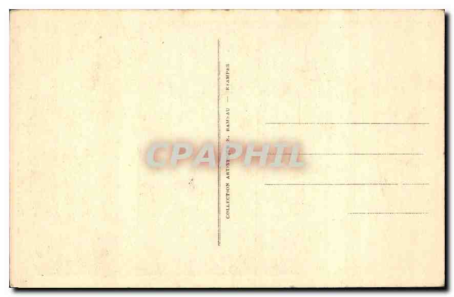 CPA Etampes Historique S et O L'Eglise Saint Martin cote Sud Contreforts et Ares Boutants  — Rückseite