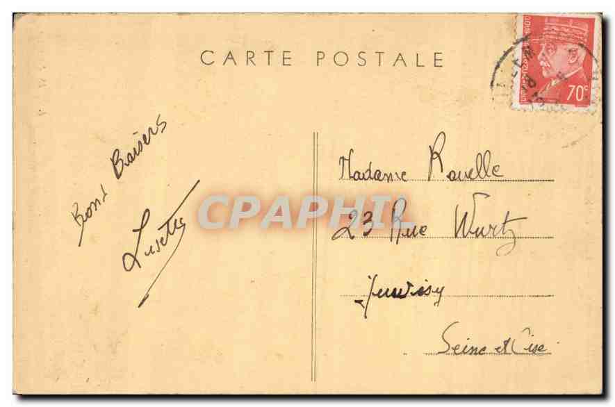 CPA Houdan S et O Eglise gothique  — Back