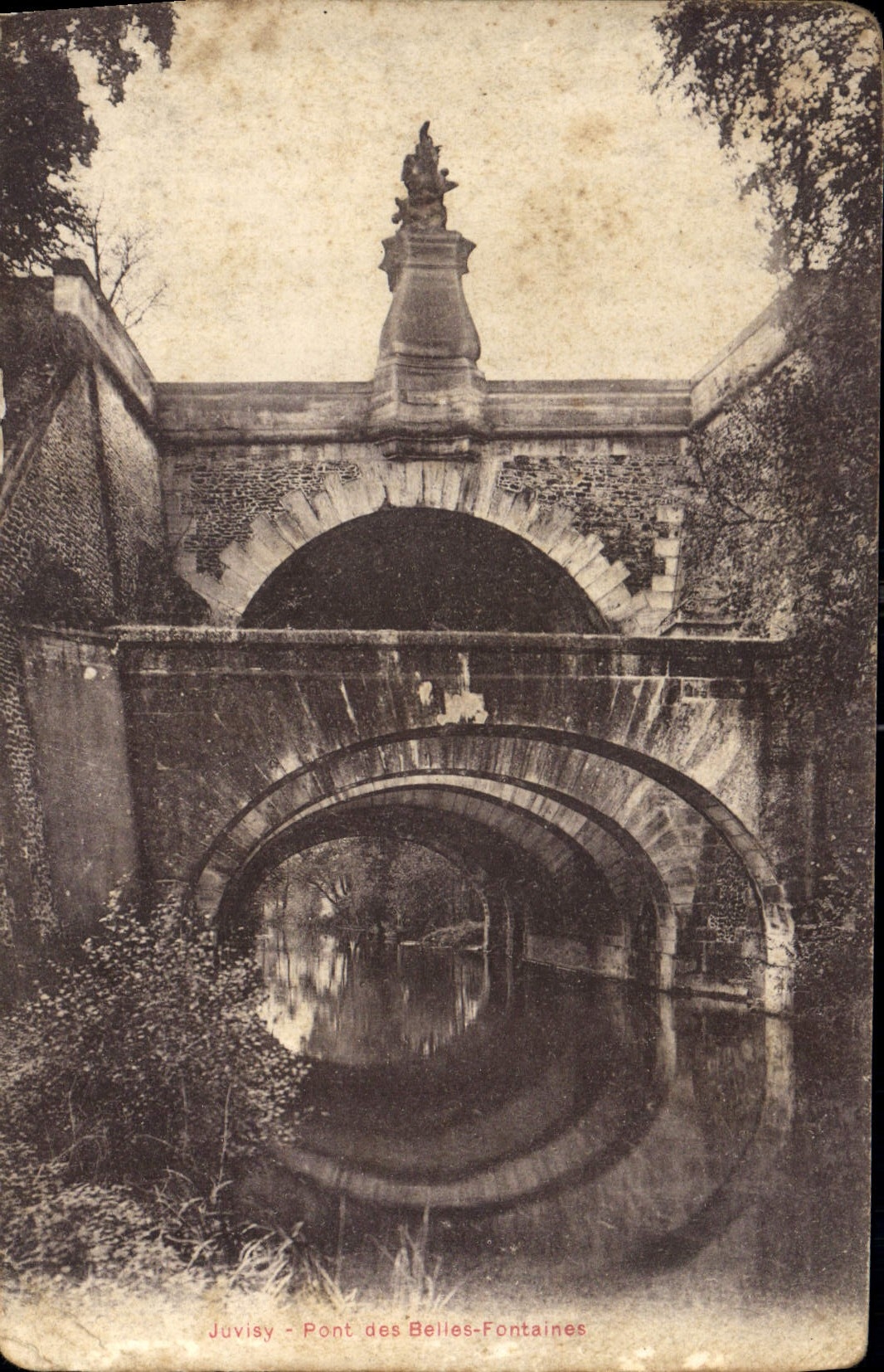 CPA Juvisy Pont des Belles Fontaines 