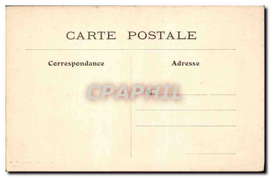 CPA Paris et ses Environs Maisons Laffite Le Chateau  — Back