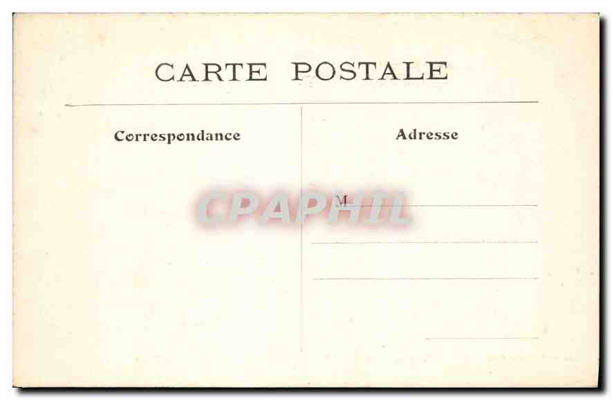 CPA Paris et ses Environs Mantes Portail de l'Eglise Notre Dame  — Back
