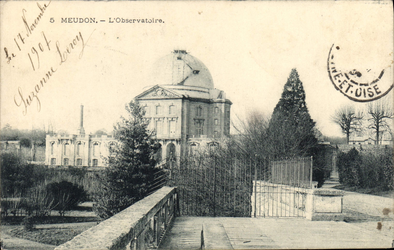 Meudon — L'Observatoire — P. Narmuse, Edt. 53, boulevard Montparnasse, Paris