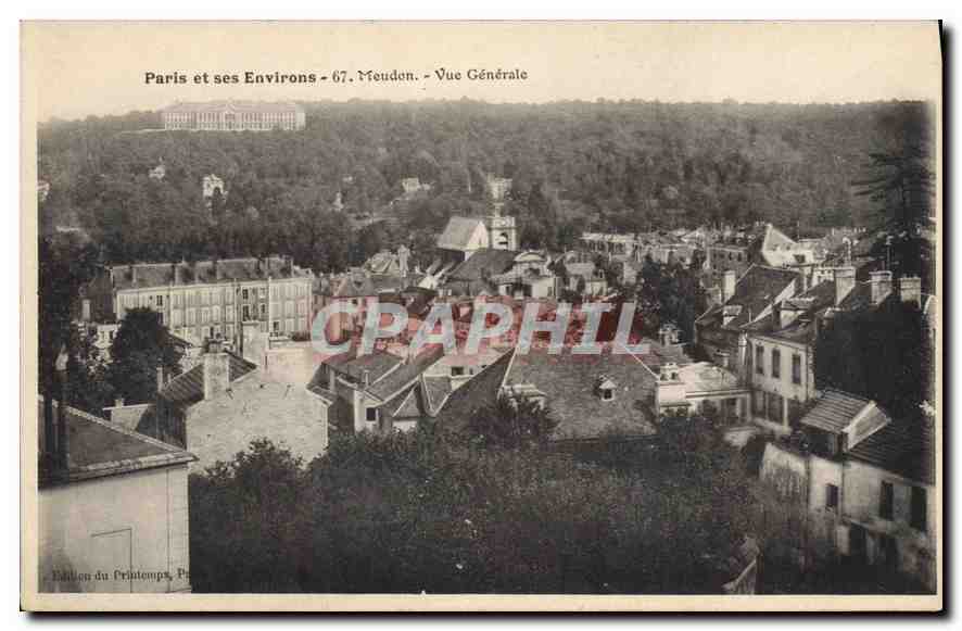 CPA Paris et ses Environs Meudon Vue Generale 
