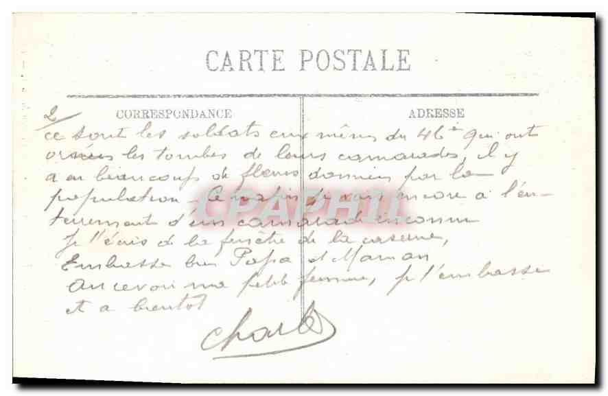 CPA Guingamp Le Trieux et Notre Dame de Bon Secours Lavandiere — Rückseite