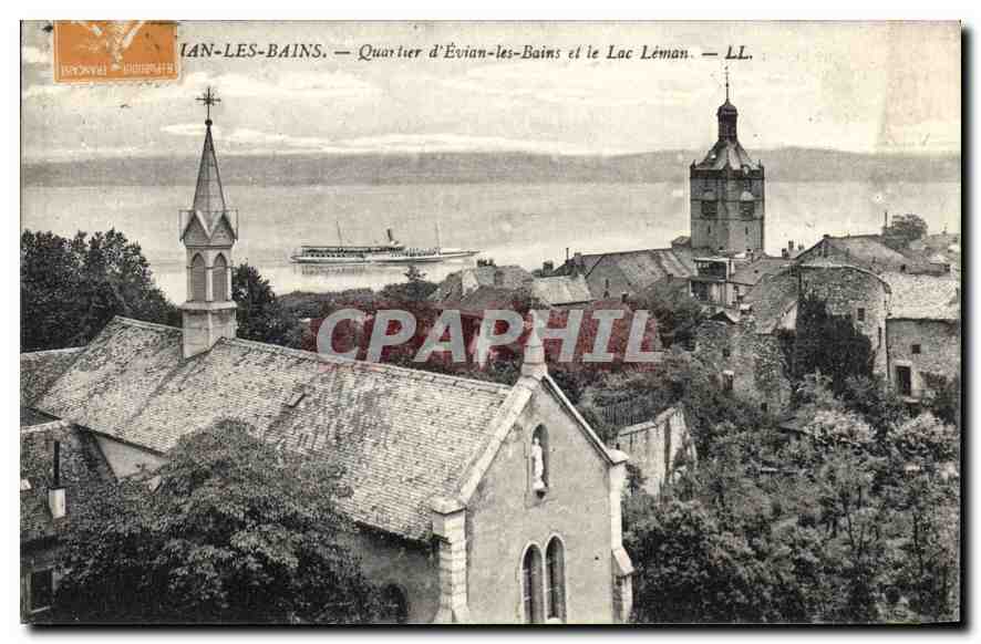 Évian-les-Bains — Quartier d'Évian-les-Bains et le Lac Léman — LL.