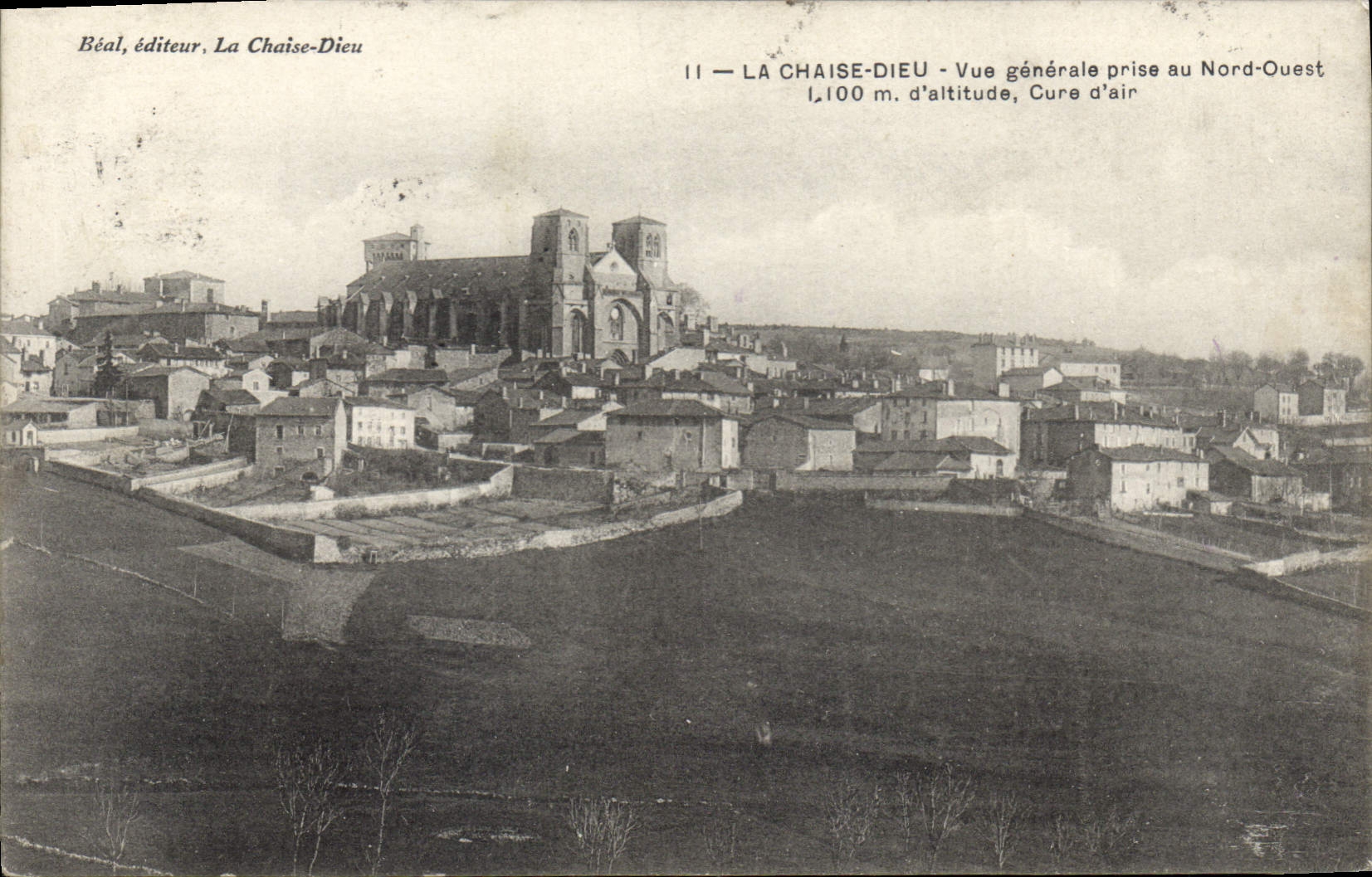 CPA La Chaise Dieu Vue generale prise su Nord Ouest 