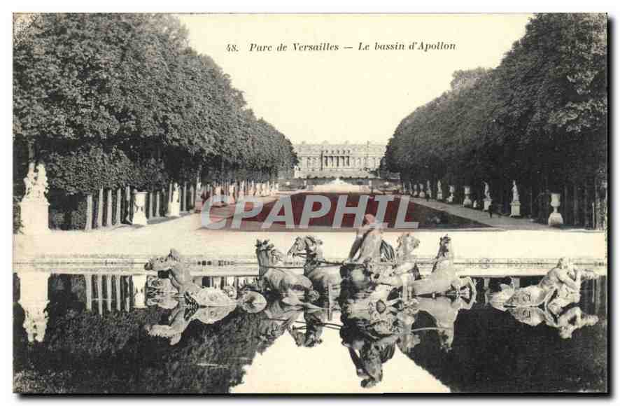 CPA Parc de Versailles Le bassin d'Apollon 