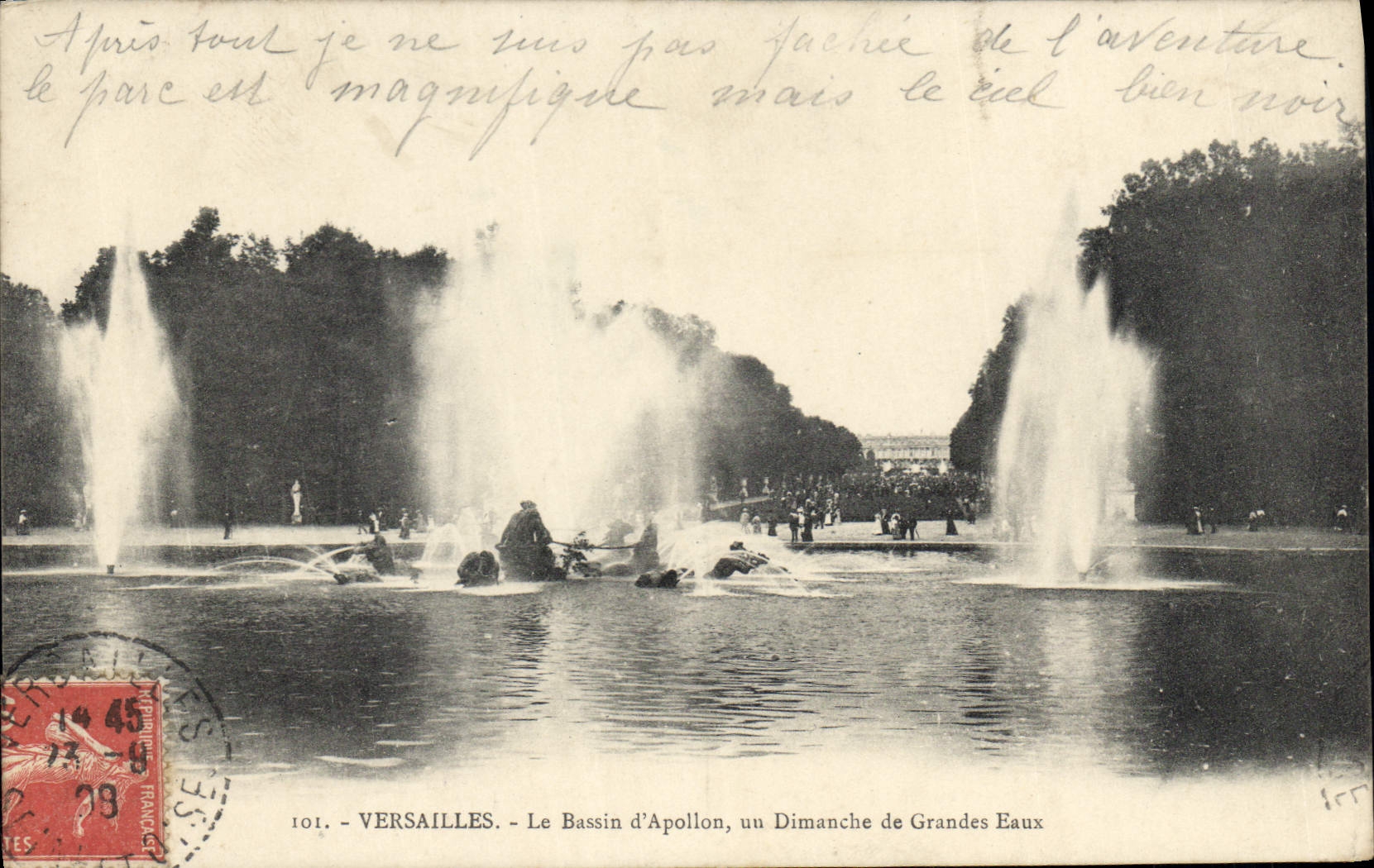Versailles — Le Bassin d'Apollon, au Dimanche de Grandes Eaux — n° 101