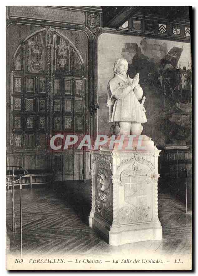 CPA Versailles Le Chateau La Salle des Croisades 