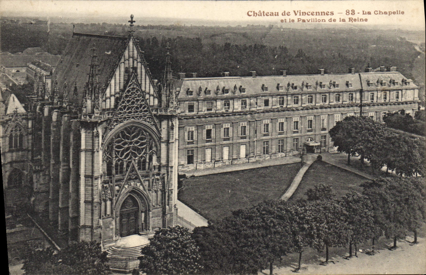 Château de Vincennes – 88 – La Chapelle et le Pavillon de la Reine