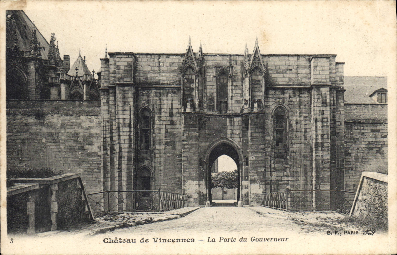 CPA Chateau de Vincennes La Porte du Gouvernour 