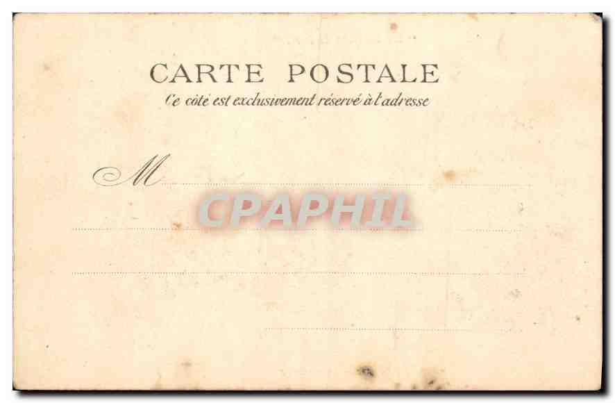 CPA Les Environs de Paris Dravil Le Chateau  — Rückseite