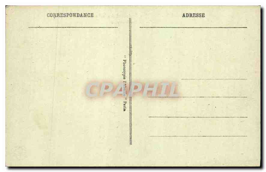 CPA Paris Boulevard des Italiens Automobile — Rückseite