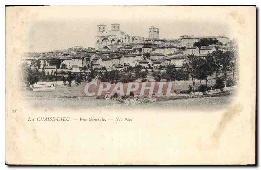 CPA La Chaise Dieu Vue Generale 