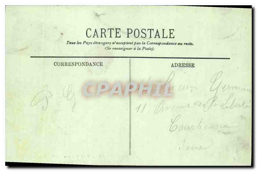 CPA Versailles Petit Trianon Le Moulin Le Hameau de Marie Antoinette  — Verso