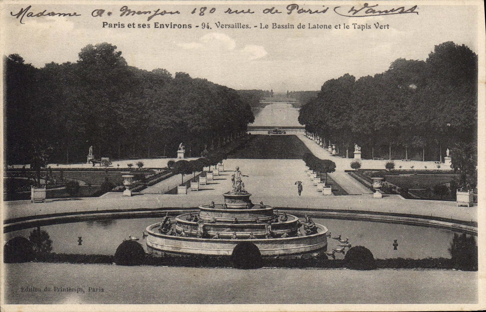 Versailles - Le Bassin de Latone et le Tapis Vert — Édition du Printemps, Paris