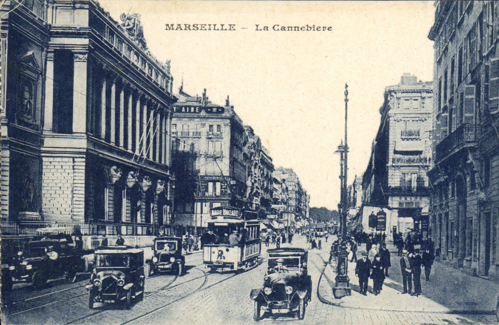 CPA Marseille La Cannebiere 