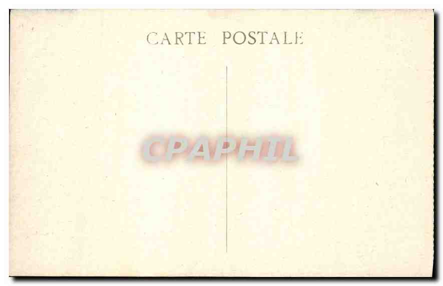 CPA Marseille La Cannebiere  — Rückseite