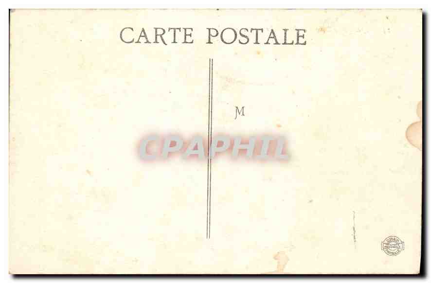 CPA Promenade de la Corniche Le Prophete  — Verso