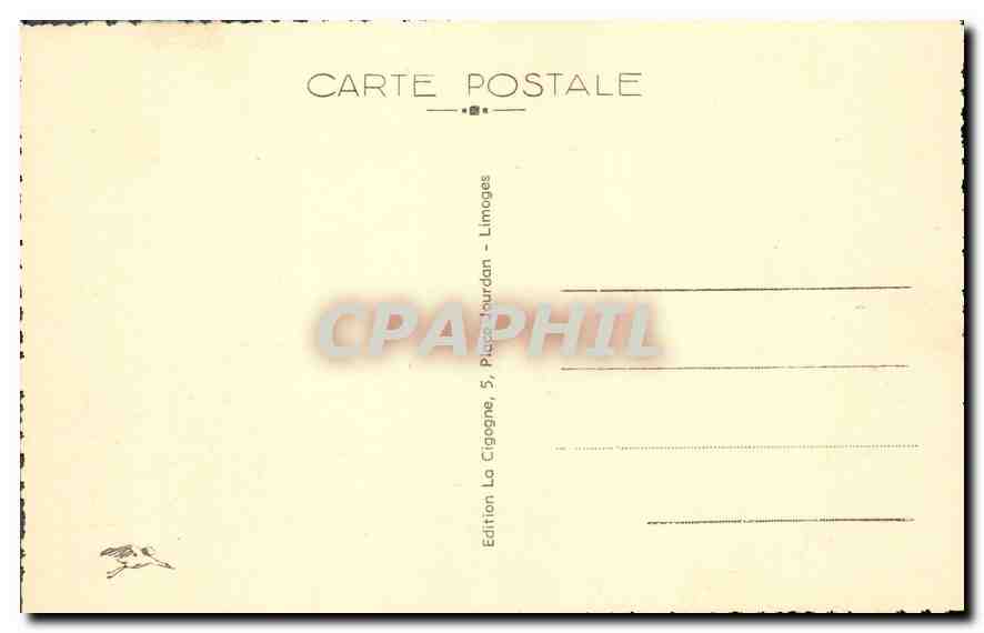 CPA Limoges HV La Gare des Benedictins  — Rückseite