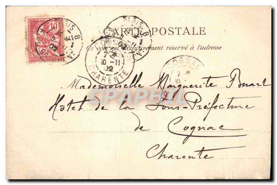 CPA Paris Bourse du Commerce  — Rückseite