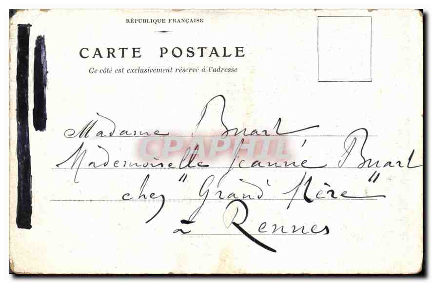 CPA Grun Le retour au pays — Rückseite