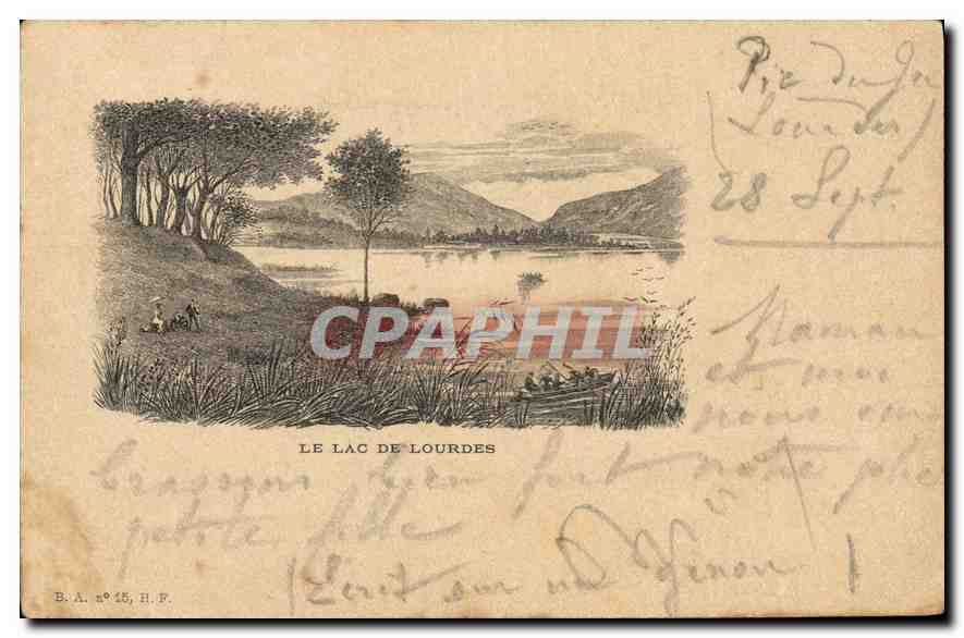 CPA Le Lac de Lourdes 