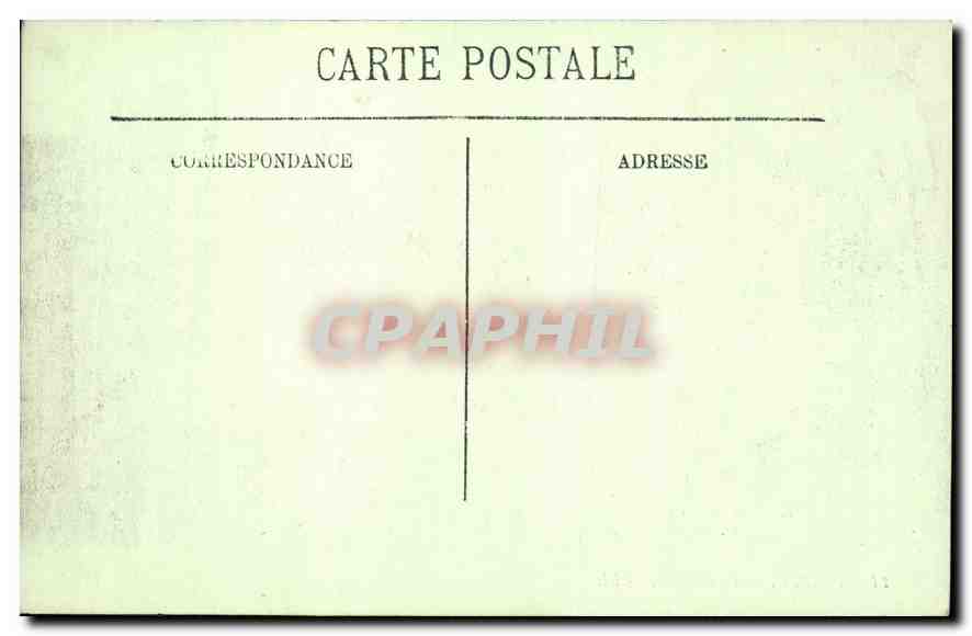 CPA Dieppe Le Chateau  — Rückseite