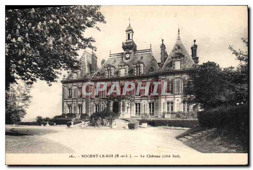 Nogent-le-Roi — Das Schloss (Südseite) — G. Foucault, Verlag Dreux