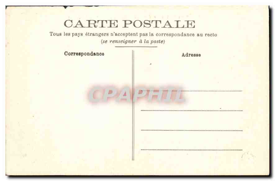 CPA Azay le Rideau I et L Le Chateau Facade Ouest  — Verso
