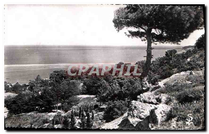 La Franqui (Aude) — Vue sur la mer des hauteurs de la Franqui — Éditions Scheliter, Tarn