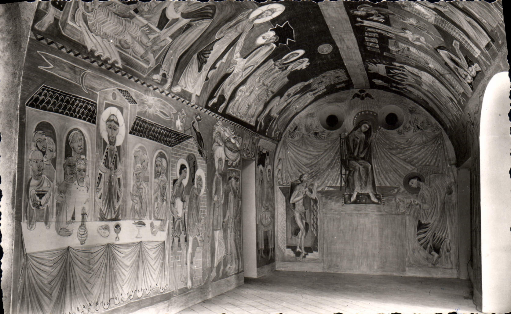 CPA Sete Herault Interieur de la Chapelle Notre Dame de la Salette 