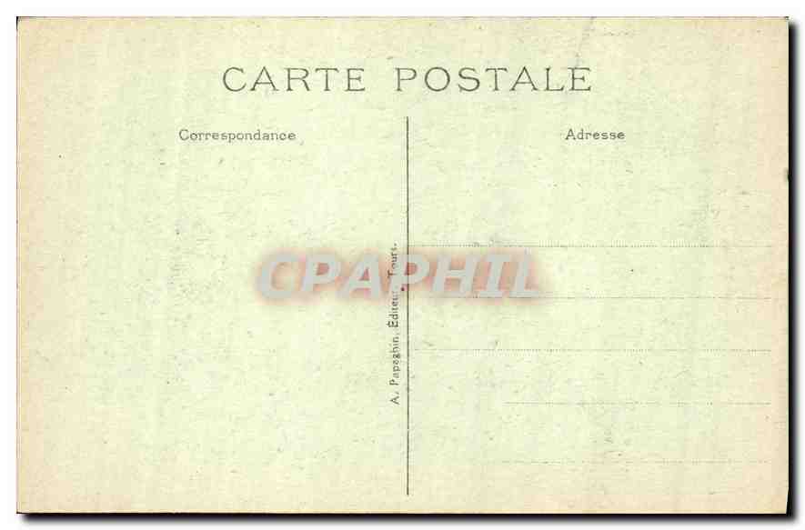 CPA Tours Hotel Gouin  — Rückseite