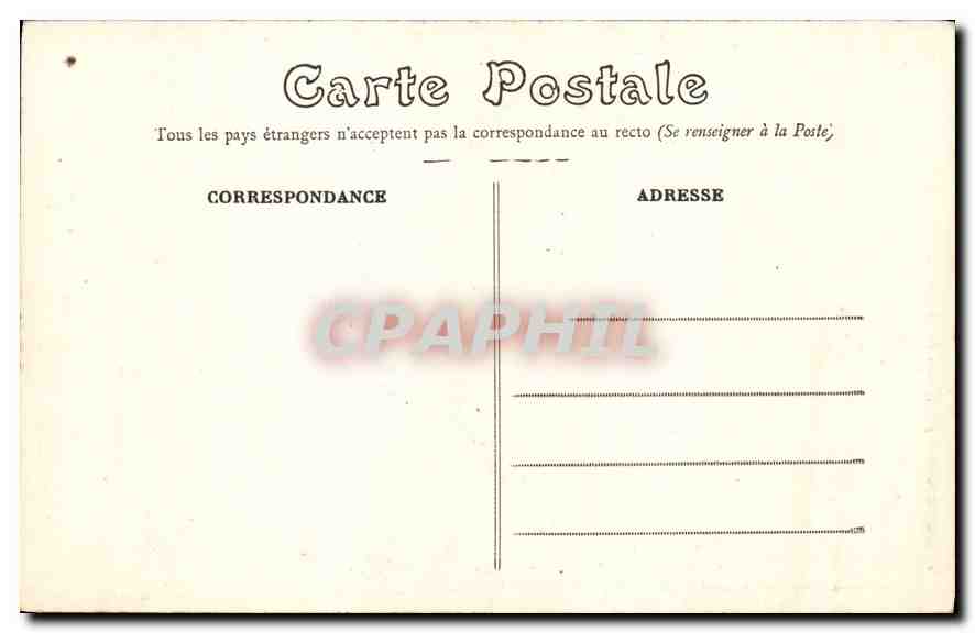 CPA Vendome L et C Ruines du Chateau  — Rückseite
