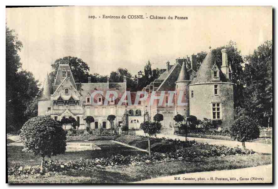 Château du Pezean — Environs de Cosne — H. Pontaut, édit. Cosne (Nièvre)