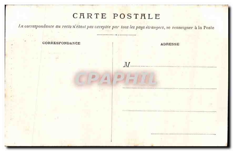 CPA Abside de la Basilique de ND de la Fourviere Lyon — Verso