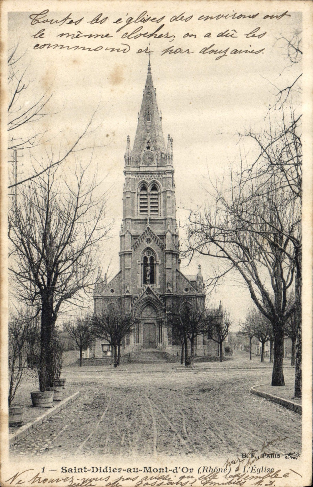 CPA Saint Didier au Mont d'Or Rhone L'Eglise 