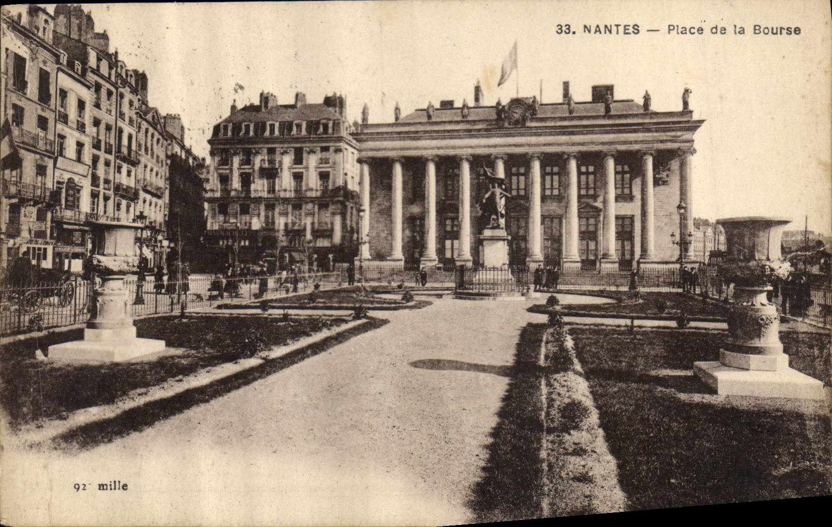 CPA Nantes Place de la Bourse 