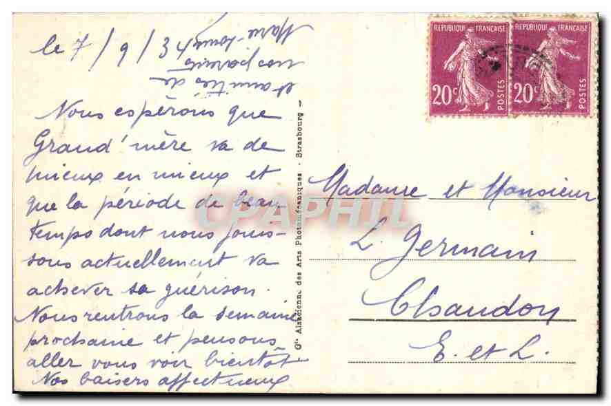 CPA La Baule Le Casino  — Rückseite