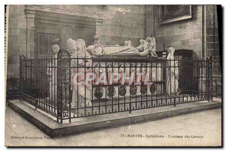 CPA Nantes Cathedrale Tombeau des Carmes 